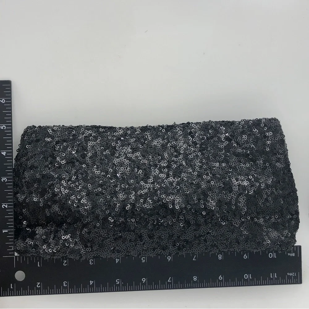 Victoria’s Secret Black Sequin Clutch Purse